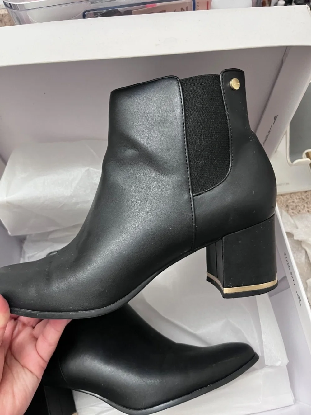 Black Calvin Klein Booties
